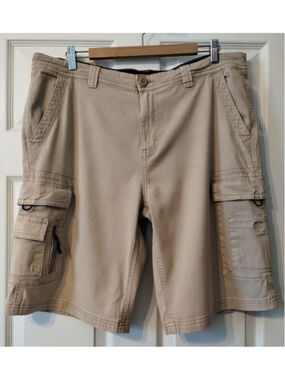 Men's Modern Culture Beige Cargo Shorts